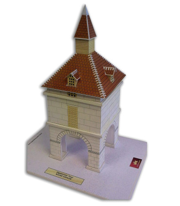 Vue principale Maquette du Pigeonnier carré de Caylus (82)