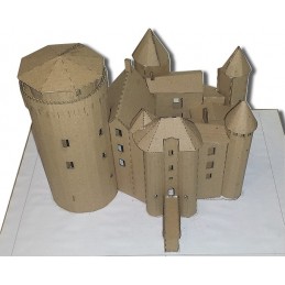Maquette du Château de Saint-Mesmin (79380) Version Carton