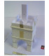 Montage étage Maquette du Pigeonnier carré de Caylus (82)