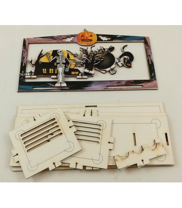 Construisez votre Maquette Vitrine 3D Halloween