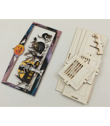 Construisez votre Maquette Vitrine 3D Halloween