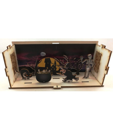 Construisez votre Maquette Vitrine 3D Halloween