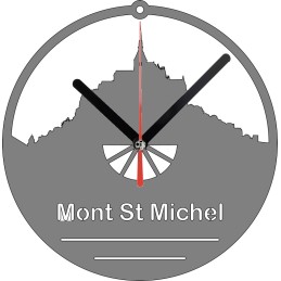 Horloge Mont St Michel - Teinte Argent