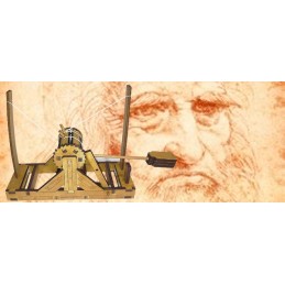 Catapulte type Léonard de Vinci - Bois - Portrait