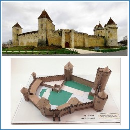Château de Blandy les Tours (77) Version carton
