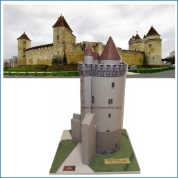 Maquette du Donjon du château de Blandy les Tours (77)