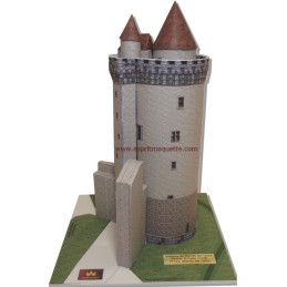 Maquette du Donjon du château de Blandy les Tours (77) - Version finale