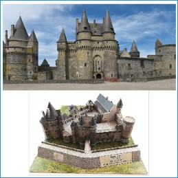 Maquette du château de Vitré (35)