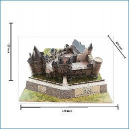 Maquette du château de Vitré (35) - Dimensions