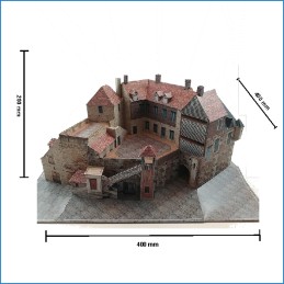 Maquette de la Lieutenance de Honfleur (14) - Dimensions
