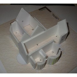 Structure maquette Chateau-Landon (77) - Eglise Notre Dame