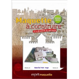 Boitier maquette St Arnoult en Yvelines (78) - Maison Elsa Triolet / Aragon