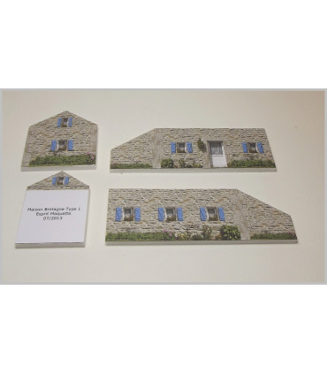 Maquette de Maison Région Bretagne