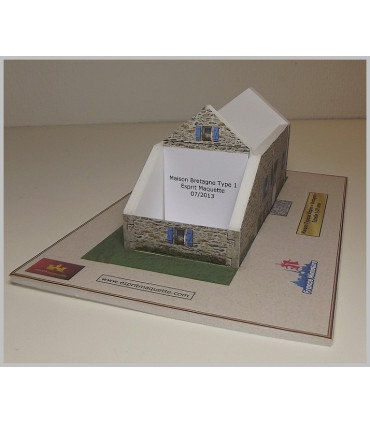 Maquette de Maison Région Bretagne