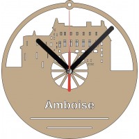 Découvrez nos Horloges Murales sur le thème des Châteaux de la Loire.